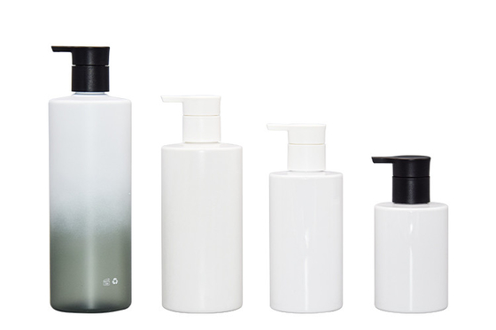 Plastic Flat Soap Lotion Dispenser Pump Bottles 150ml 200ml 300ml 400ml