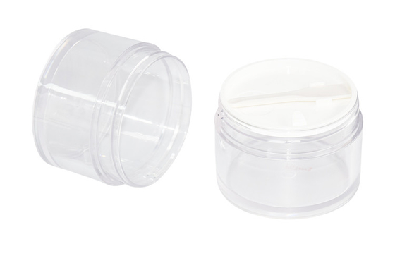 PET PCR 100g Cream Jar With Digging Spoon Cosmetic Skincare Jar Packaging