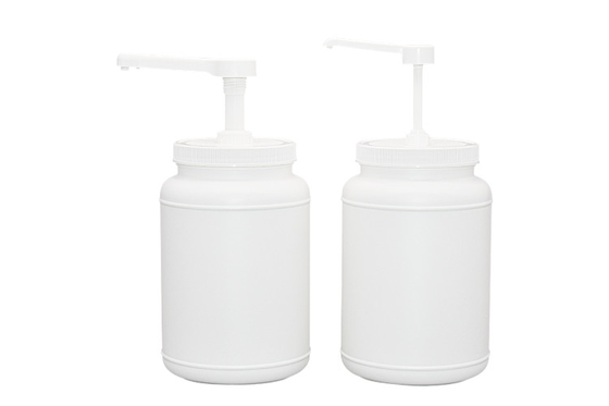 Leak Proof Commercial Household Sauce Dispenser Pump With 2500ml PE Jar Bottle