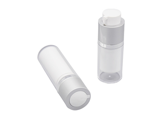 UKA32 Twist Up Acrylic Airless Pump Round Bottle 15ml 30ml 50ml For Cosmetic Skin Care Packaging