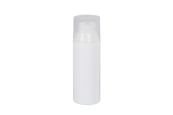 Round Airless Pump Bottle 30ml 50ml 75ml 100ml For Lotion Packaging