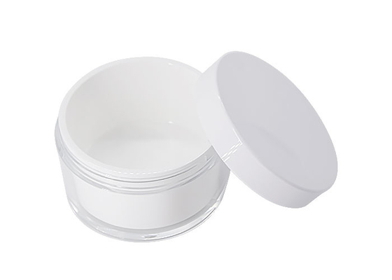 Refillable Plastic Cream Jar With Aluminum Foil Sealing Clear 50ml 100ml 200ml
