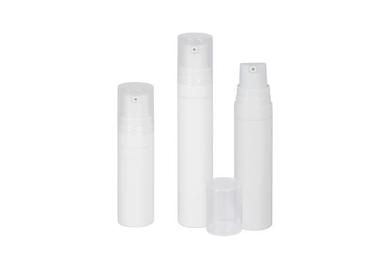 5ml 8ml 10ml White Pp Airless Skin Care เครื่องสูบน้ำ ขวดสำหรับชุดเดินทาง