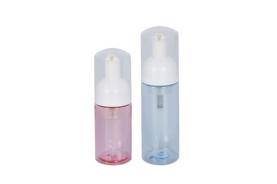 100ml 150ml Travel Size ขวดปั๊ม PET Foamer ใสสำหรับทำความสะอาดผิวหน้า
